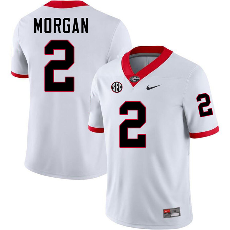 Jaylan Morgan Georgia Jersey,University Of Georgia Bulldogs Football Jersey,Uniforms,Gears-White